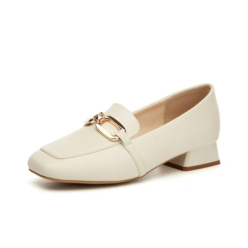 DAPHNE Loafers Women's Black/Apricot/Ecru-14