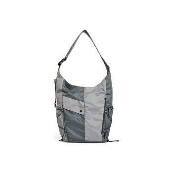 MYEDITION Polyester Laptop Bag Bucket Bag Shoulder Bag Crossbody Bag Regular Unisex Black/Gray