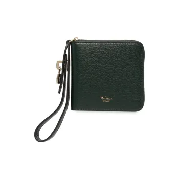 Mulberry Leather Wallet Women's Green