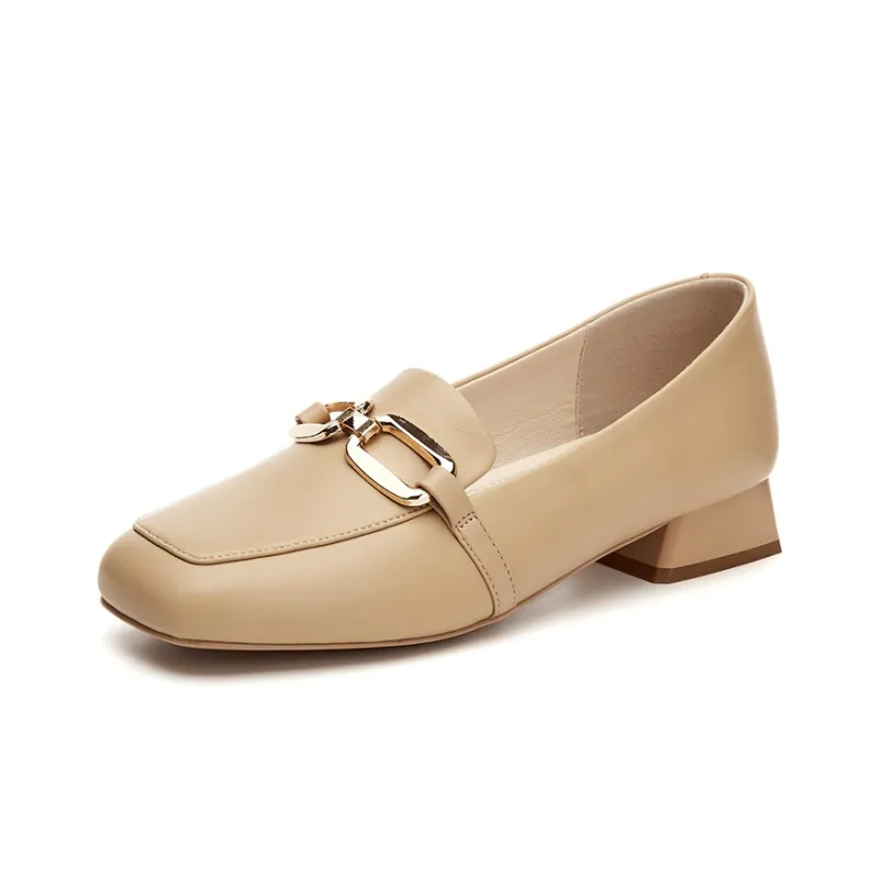 DAPHNE Loafers Women's Black/Apricot/Ecru-8