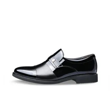 LAORENTOU Dress Shoes Men Low Top Brown/Black