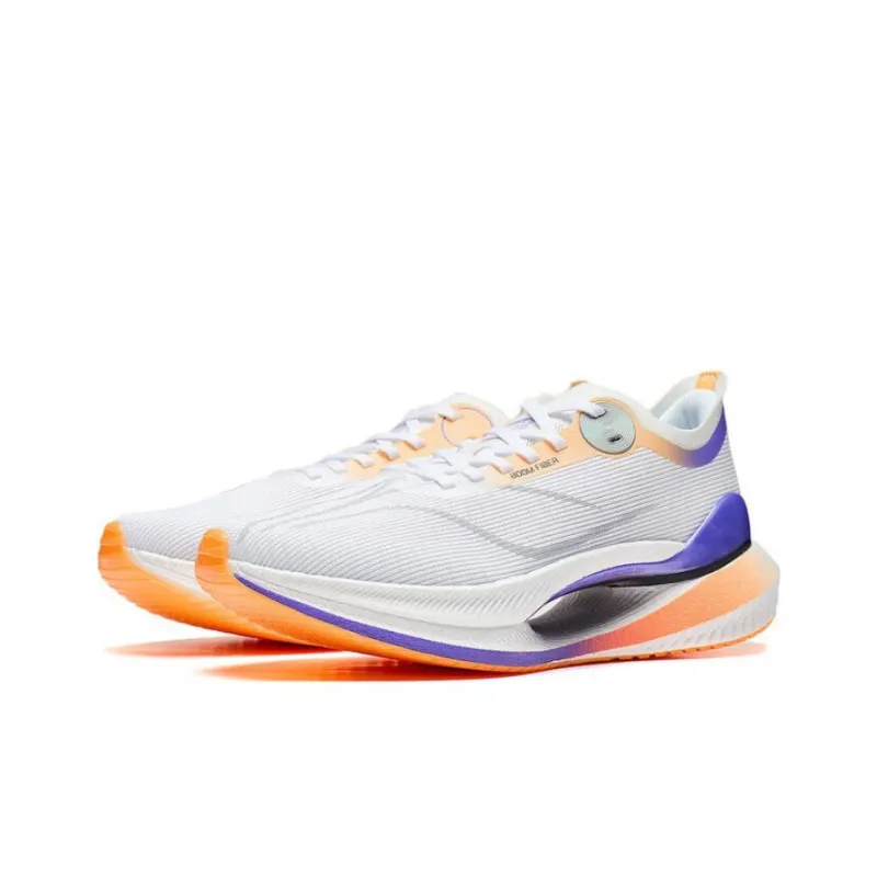 LiNing Jueying 2 Essential Cushioned Wear Resistant Breathable Lightweight Low Top Casual Running Shoes Men's White-2
