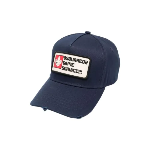 DSQUARED2 Slogan-patch Distressed Cap