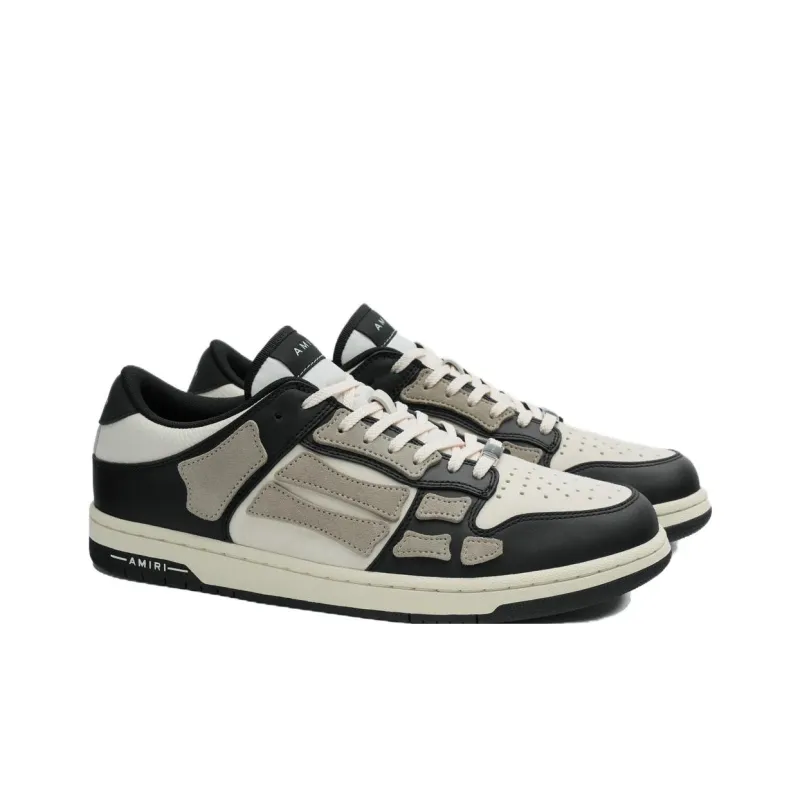 AMIRI Skel Low Top Low Black Alabaster-1
