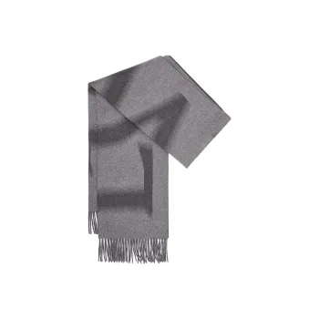 LOEWE Logo Detailed Fringed Scarf