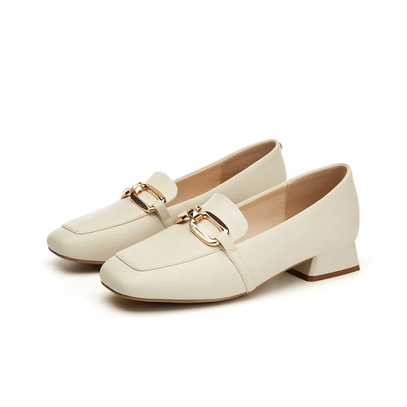 DAPHNE Loafers Women's Black/Apricot/Ecru-15