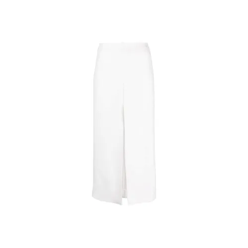 Patou Front-slit Midi Skirt