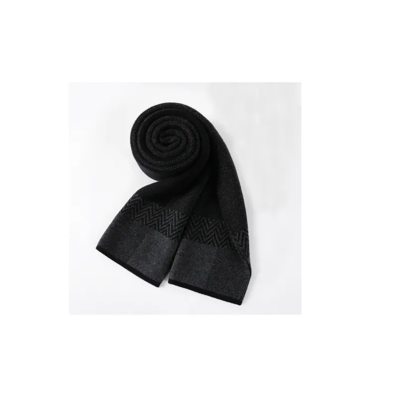 Jiu Ji Cashmere Knit Scarves Men's-2