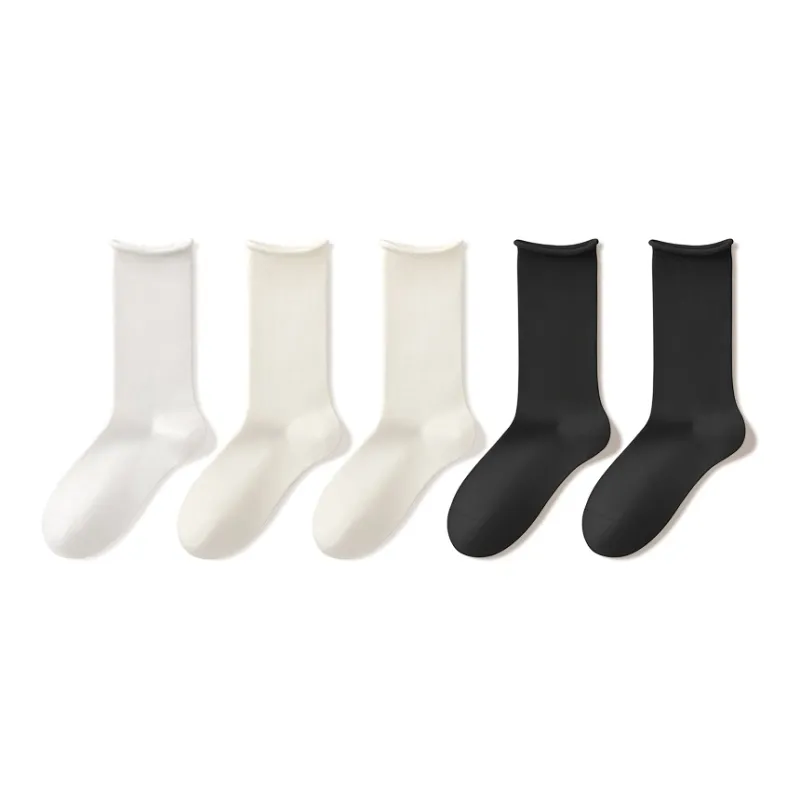B&C.Room Mid Calf Socks Fall Winter Women's 5 Pack-9