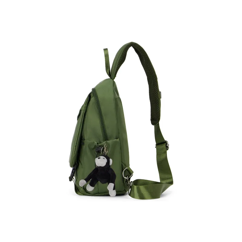 LANDCASE Fabric Messenger Bag Sling Bag Regular Unisex Multicolor-38