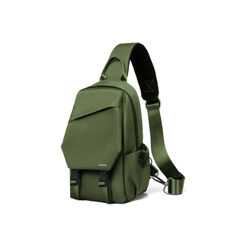 LANDCASE Fabric Messenger Bag Sling Bag Regular Unisex Multicolor-7