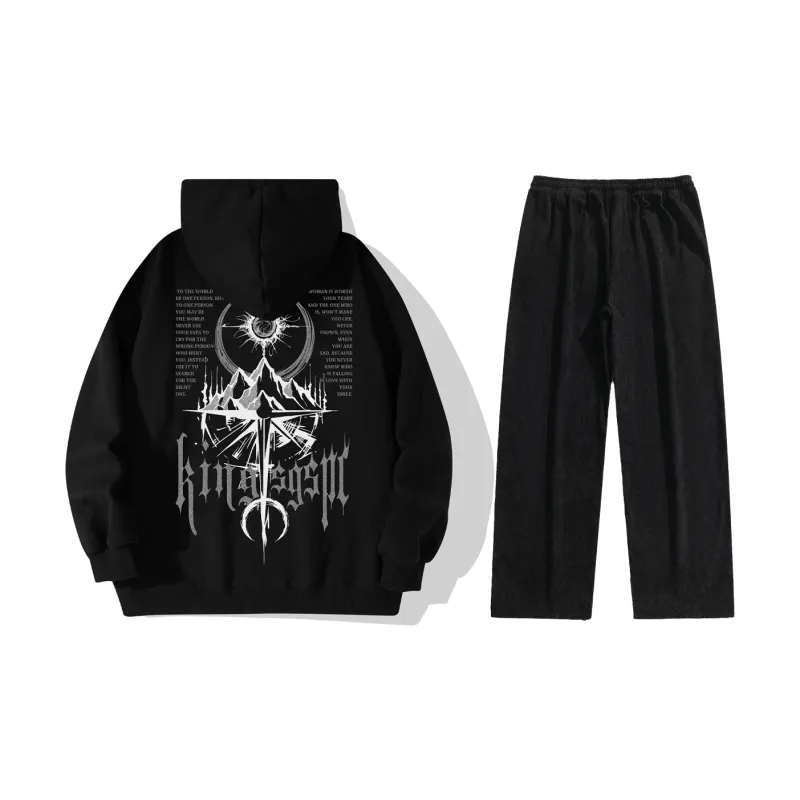 Kingsgspc Sweatshirt Set Unisex-2