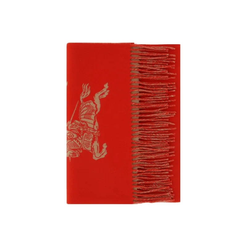 Burberry Equestrian Knight Cashmere Scarf-0