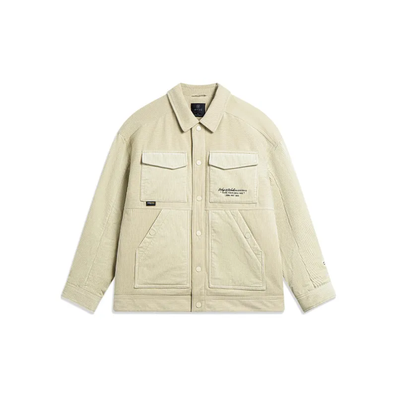 LiNing Puffer Jacket Men's Foam Khaki-1