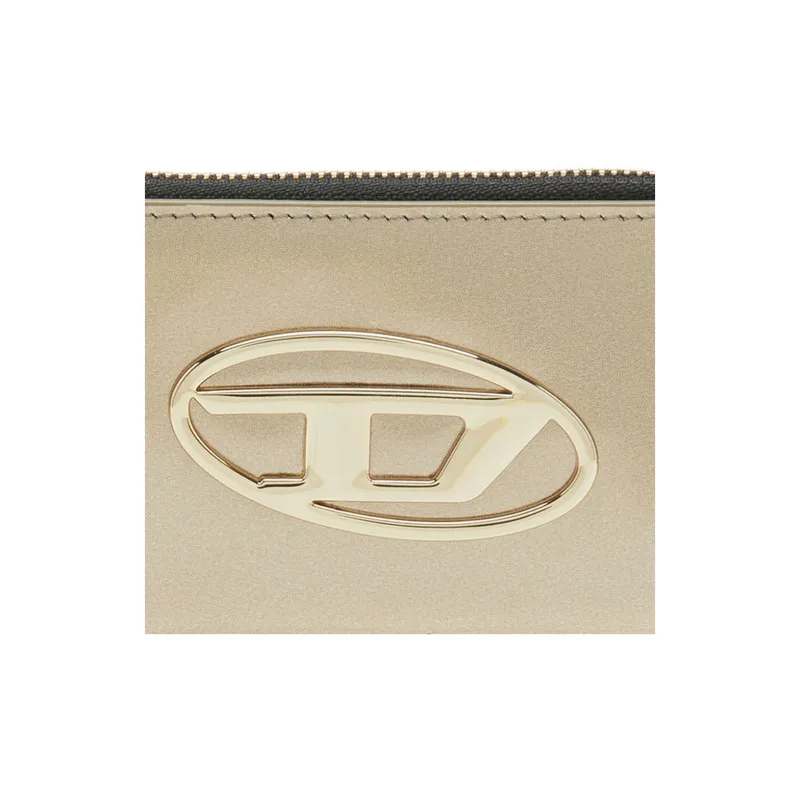 DIESEL Cow Leather Card Holder Regular Women's Metallic-2
