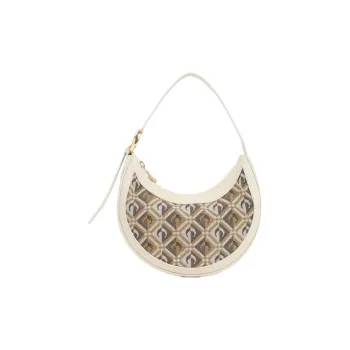 Marine Serre Leather One Shoulder Handbags Regular Women's Beige