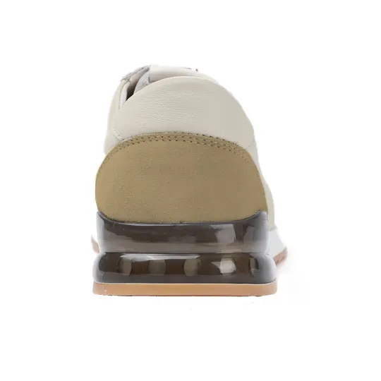 TIMOTHY&CO. Low-Top Casual Shoes Men's White Brown-2