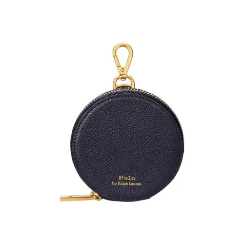 Polo Ralph Lauren Leather Coin Purse Women's Marine Blue