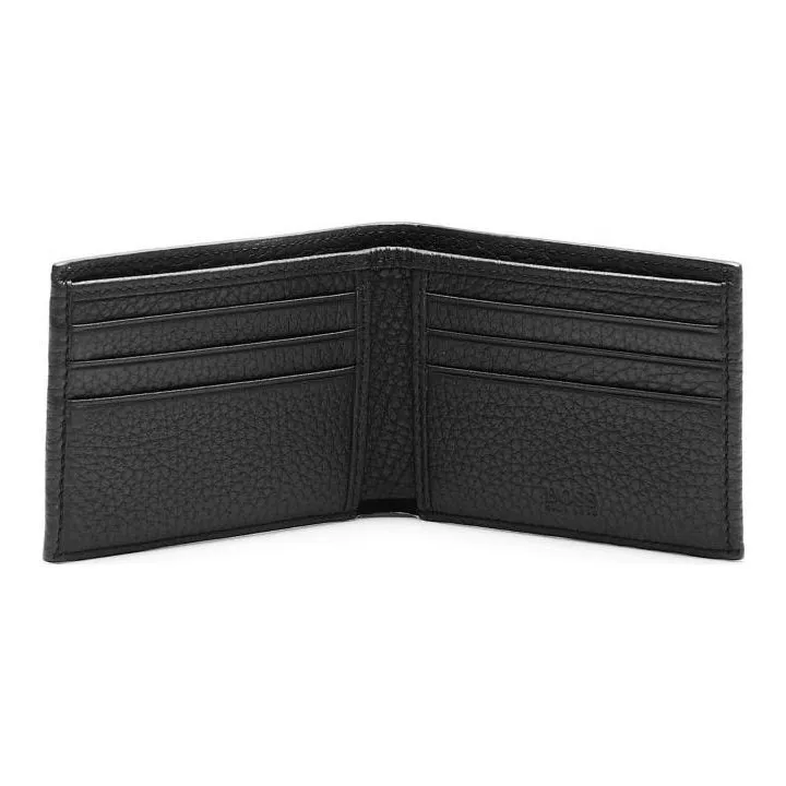 HUGO BOSS Leather Wallet Regular Unisex Black-2