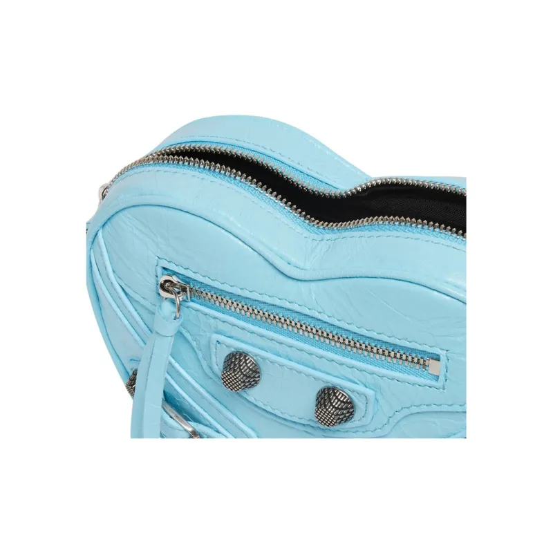 Balenciaga Mini Le Cagole Heart Crossbody Bag-6
