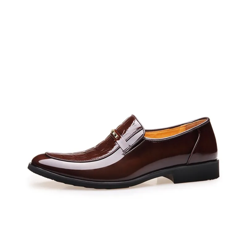 LAORENTOU Dress Shoes Men Low Top Brown-5