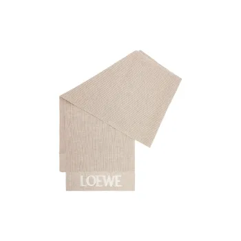 LOEWE Knit Scarves Women's Beige
