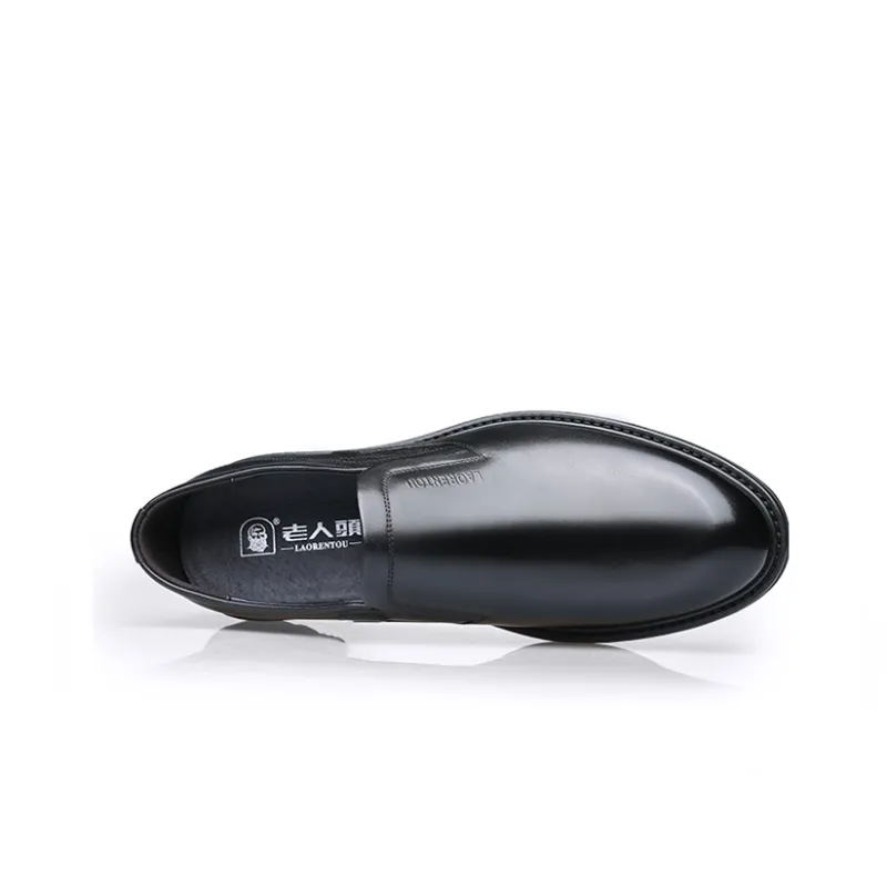 LAORENTOU Dress Shoes Men Low Top Brown/Black-2