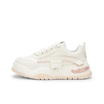 KARLIE KELLER Wear-Resistant Breathable Water-Resistant Slip-Resistant Low-Top Casual Shoes Women's Pink