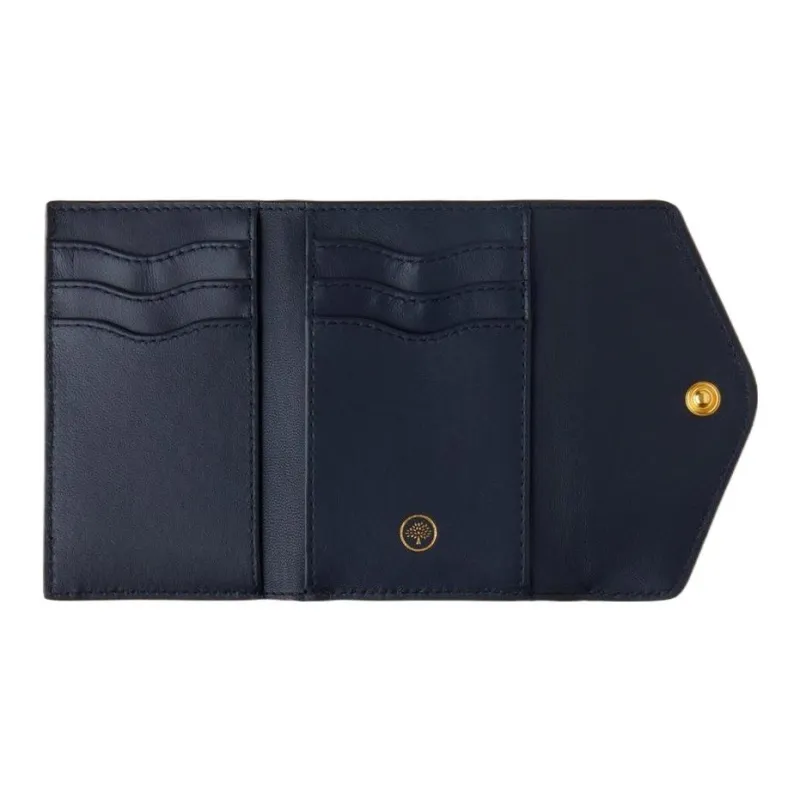 Mulberry Grained Cow Leather Wallet Small Size Women's Pink-1