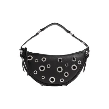 By Far Leather Handbag Regular Women's Black