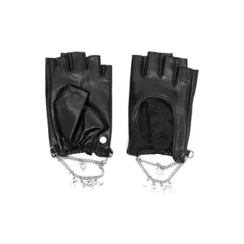 KARL LAGERFELD / Karl Lagerfeld Jeans Autograph-logo Fingerless Gloves