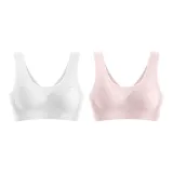 2 Pack (White+Pink)