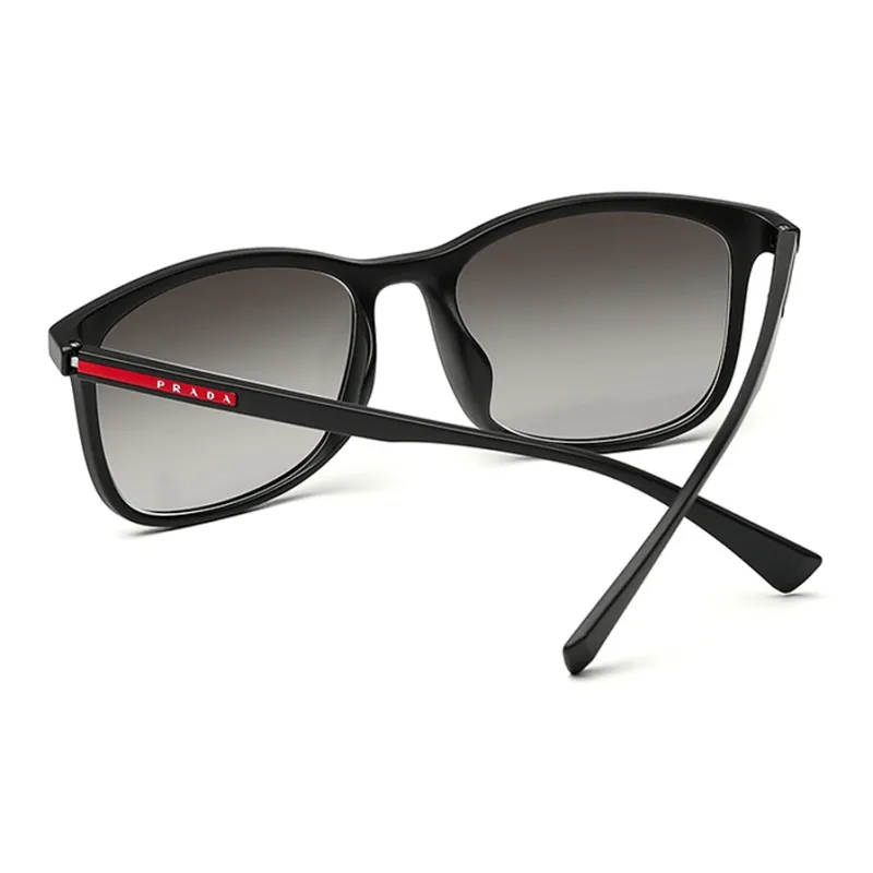 PRADA Plate Frame Square Sunglasses Men's-2
