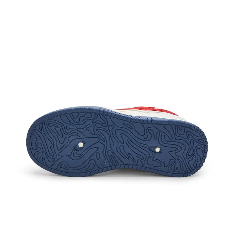 KARLIE KELLER Coverage Anti Slip And Wear Resistant Lightweight Breathable Low Top Skateboard Shoes Women's Red-5