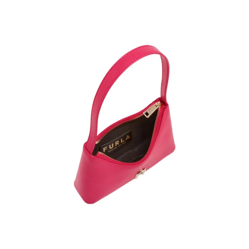 Furla Diamante Calfskin Handbag Shoulder Bag Women's Pink-3