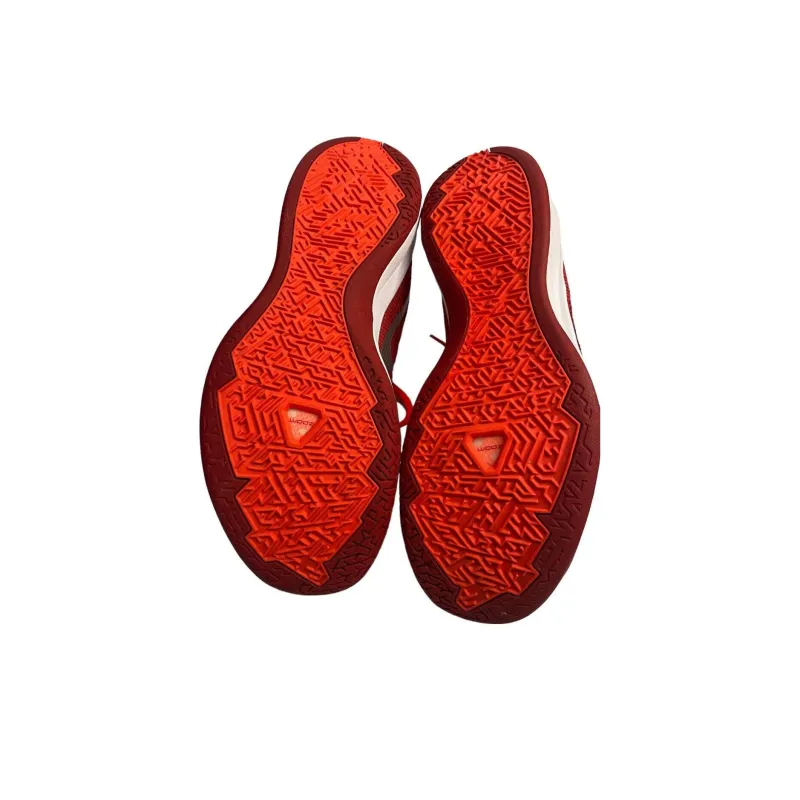 Nike Zoom Run The One TB Cushioning Breathable Low-Top Basketball Shoes Men's Red-4