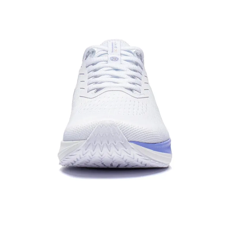 LiNing Red Hare 6 Cushioning Wear Resistant Low Top Running Shoes Women's White Orange-4