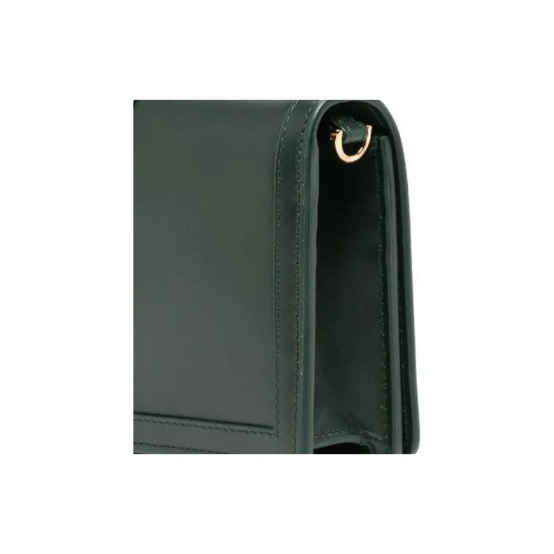 FANSIZHE Greca Goddess Calfskin Envelope Bag, Handbag, Shoulder Bag Women's Dark Green-4