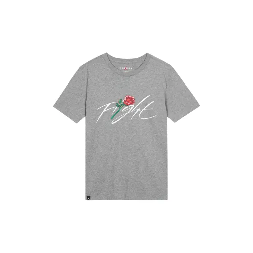 Jordan Flight Rose T-Shirts Men Gray