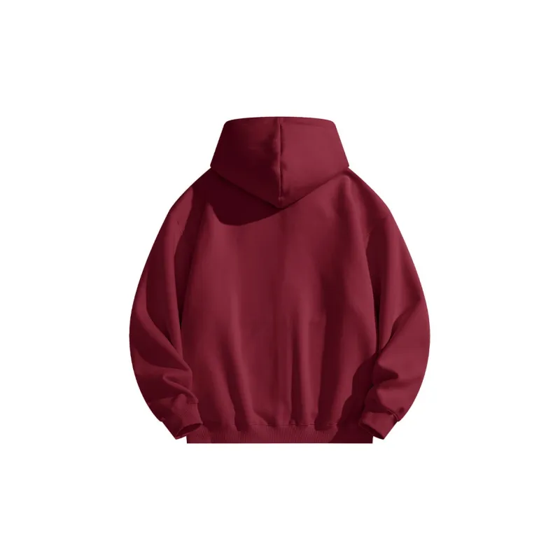 COMOWA Sweatshirt Unisex Black Red-15