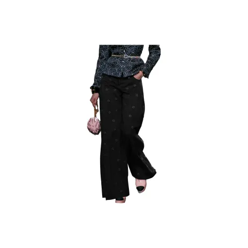 CHANEL Jeans Women's Black