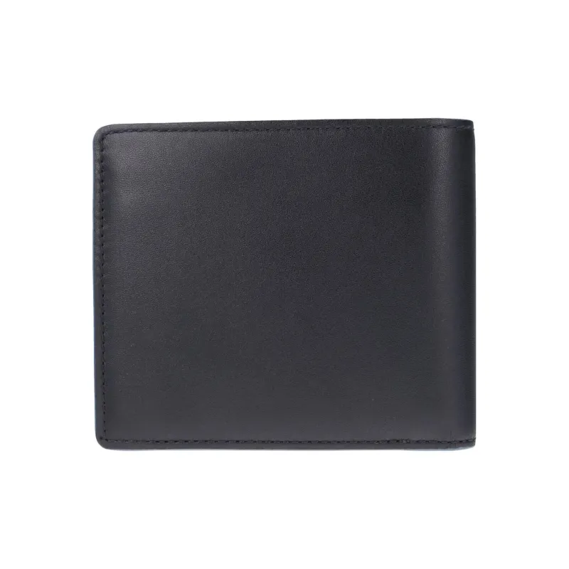 HUGO BOSS Cow Leather Card Holder, Wallet Gift Box Set Tubas Men's Black-2