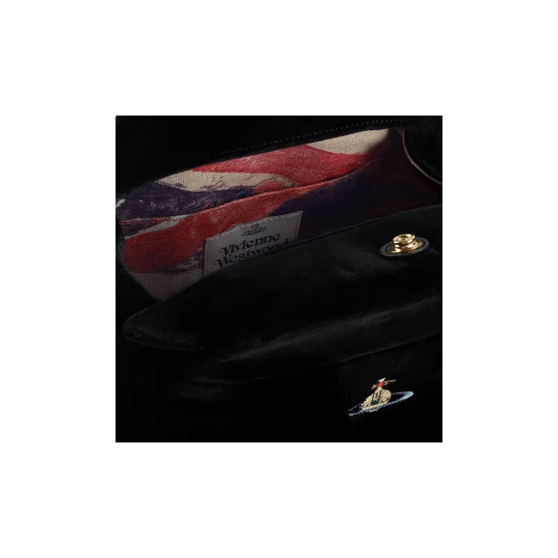 Vivienne Westwood Cotton Handbag Medium Size Women's Black-2