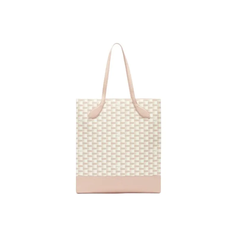 BALLY Cow Leather Tote Bag, Shopping Bag, Shoulder Bag, Handbag Tubas Women's Pink-2