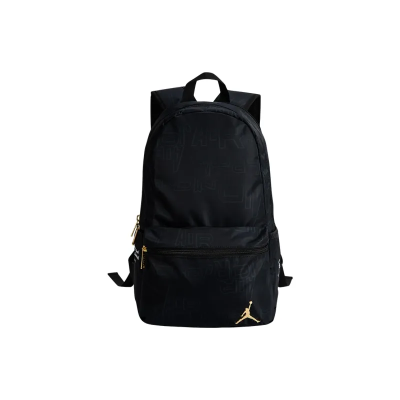 Jordan Polyester Backpack Medium Size Unisex Black-1