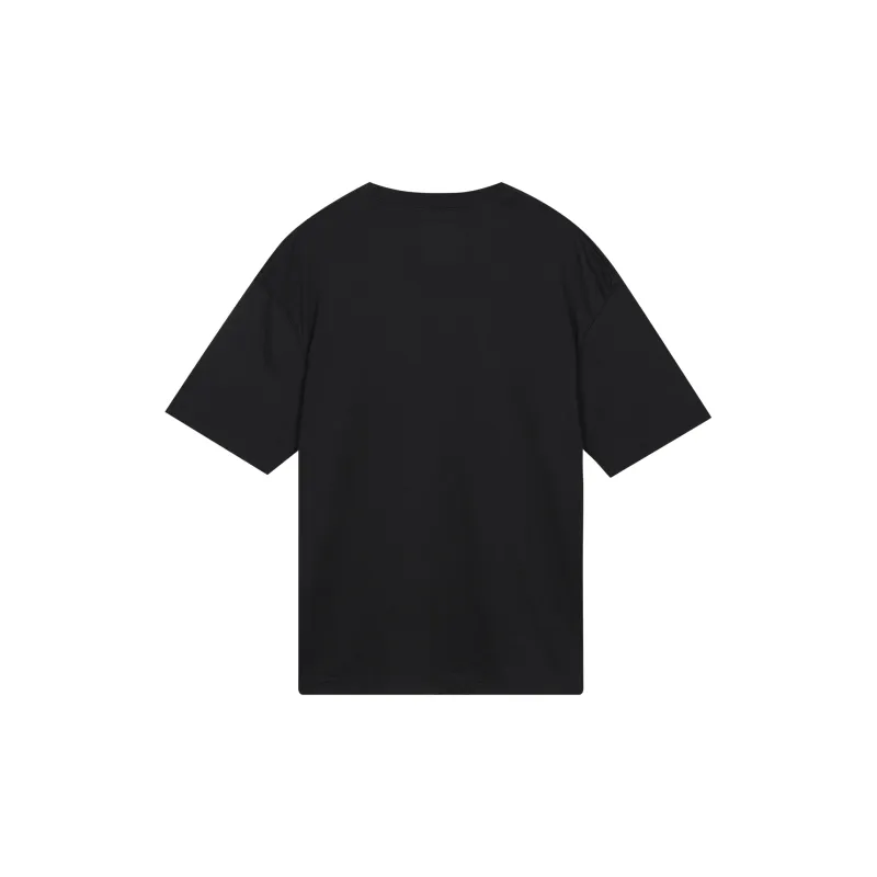 Jordan Drop Shoulder Sleeve T-Shirt Women's Black-1