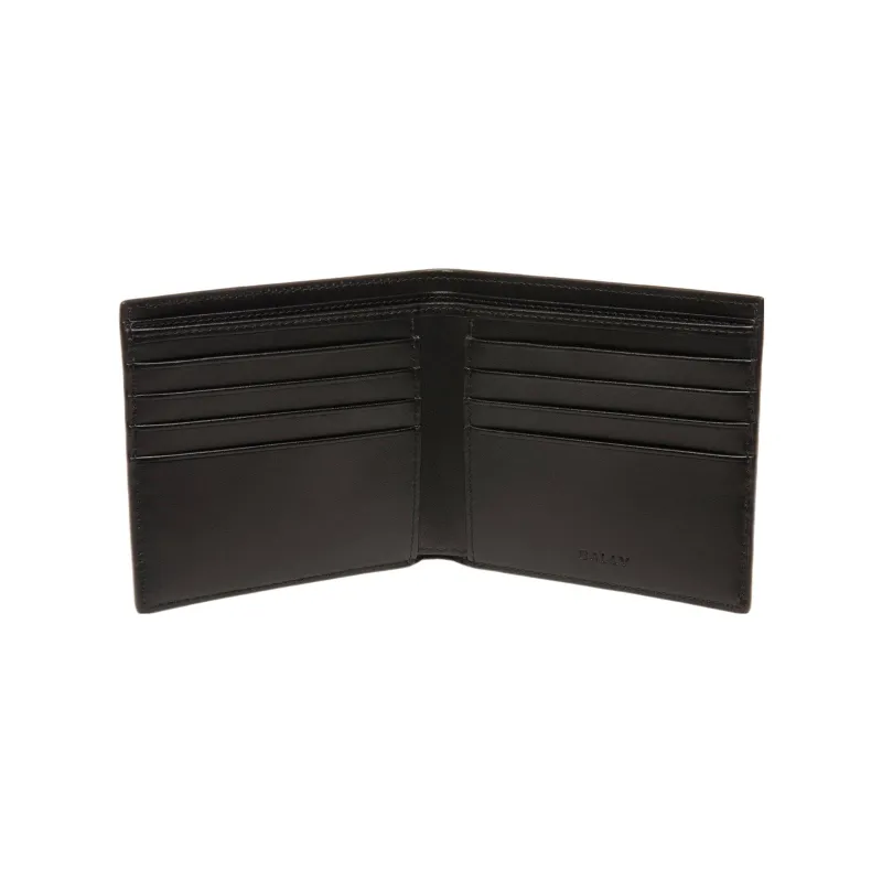 BALLY Grained Cow Leather Coin Purses Wallets Regular Men's Brown-2