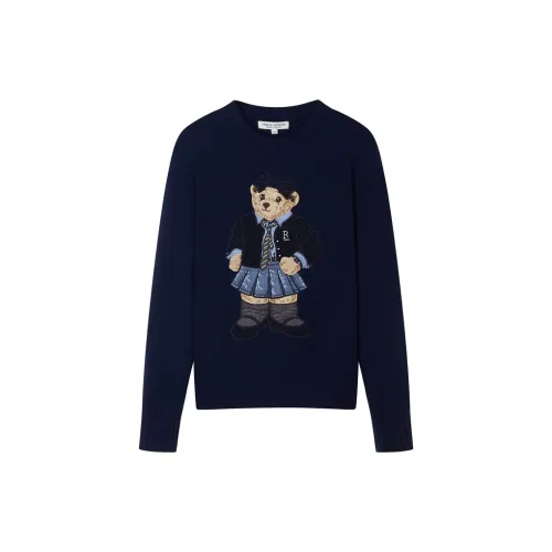 Teenie Weenie Sweaters Women's Navy Blue