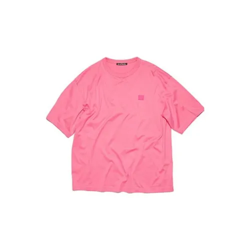 Acne Studios Emotion Series T-Shirts Unisex Bright Pink