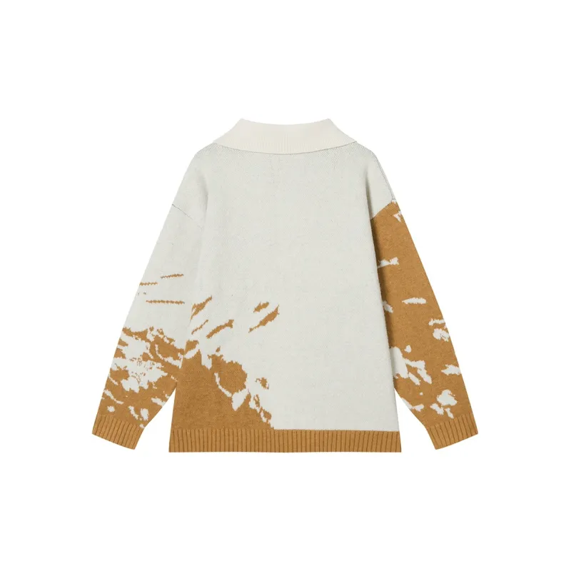 DIALOGUE Sweaters Women's Van Gogh White Cottage-1